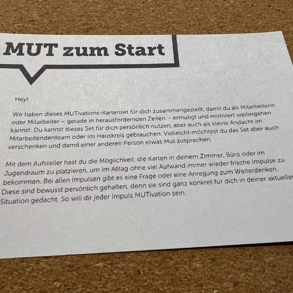 MUTivation: 44 Ermutigungen für Mitarbeitende (Heiko Metz / Stephan Münch)