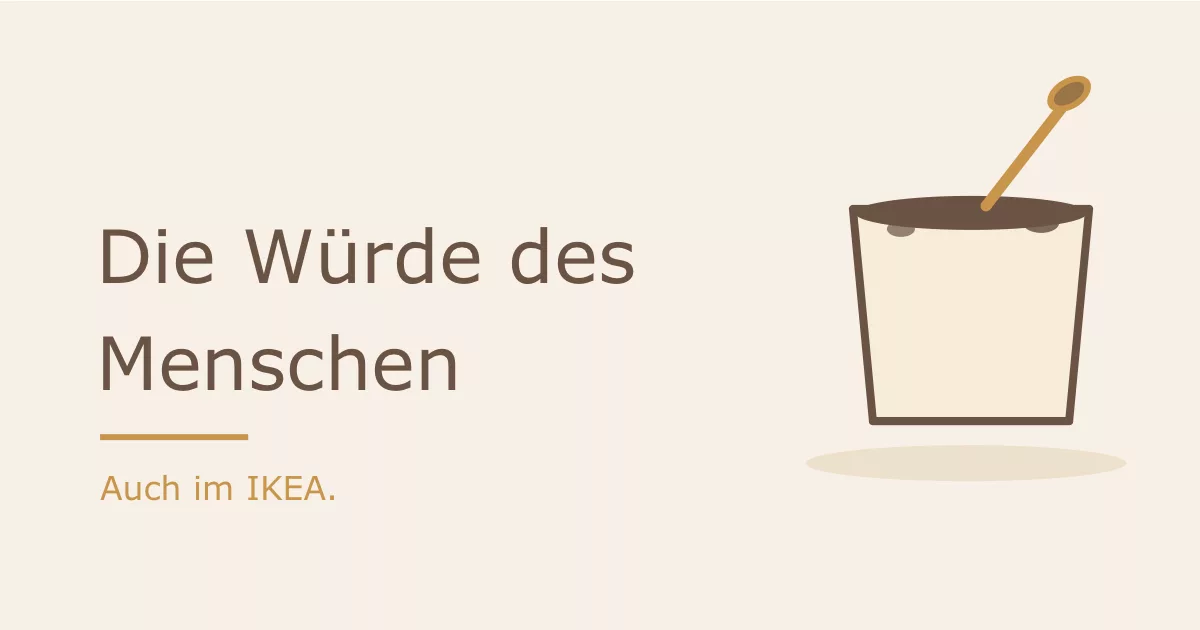 Ein Puddingglas mit Löffel als Sinnbild für Inklusion im Alltag - Heiko Metz