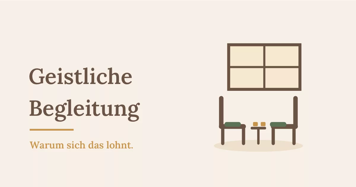 Zwei Stühle am Fenster für geistliche Begleitung - Heiko Metz