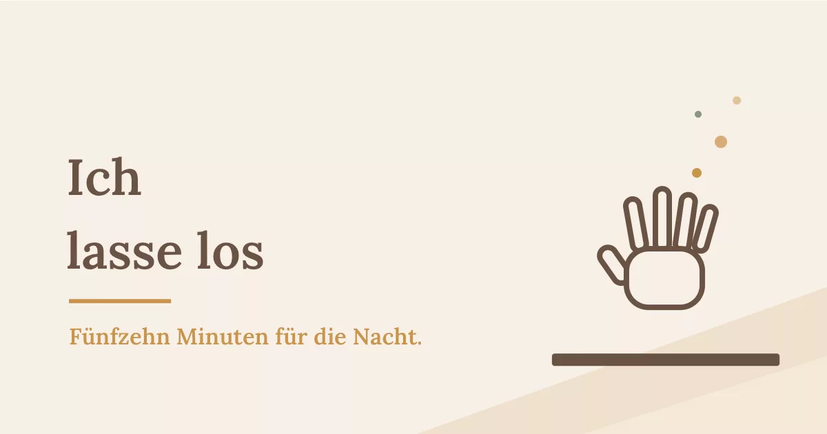 Offene Hand, die loslässt, mit aufsteigenden Lichtpunkten als Symbolbild für die geistliche Übung Ich lasse los - Heiko Metz