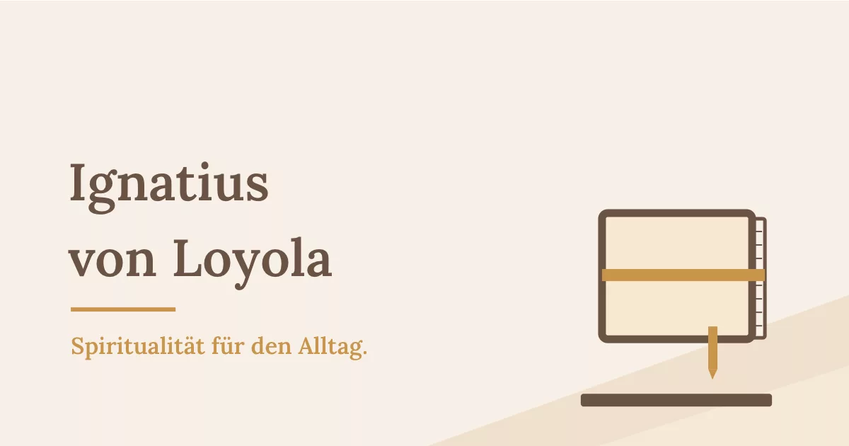 Ignatius von Loyola Spiritualität: gebundenes Buch mit Lesebändchen als Sinnbild für die Geistlichen Übungen - Heiko Metz